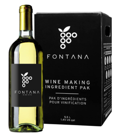 Fontana Wine Recipe Kit Premium Chardonnay