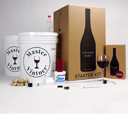 Master Vintner Weekday Wine Making Starter Kit Cabernet Sauvignon Contents