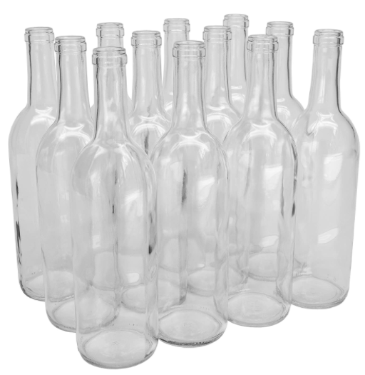 750 ml Glass Wine Bottles