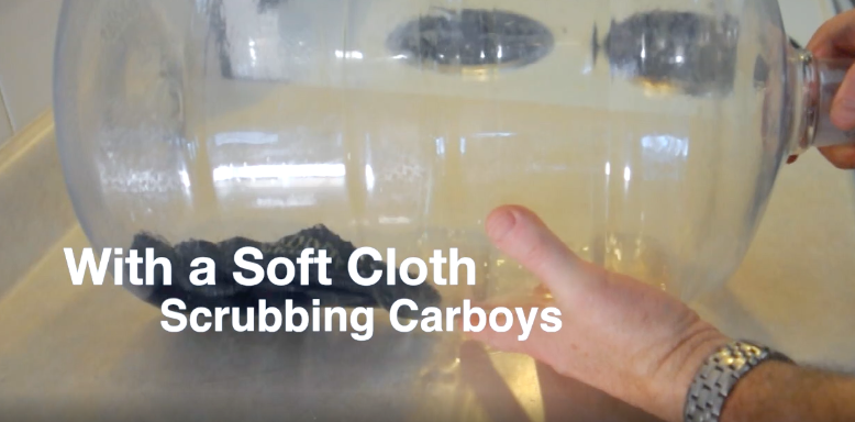 Midwest Supplies Cloth Carboy Cleaning Method