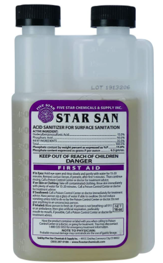 Star San Wine Equipment Sterilizer